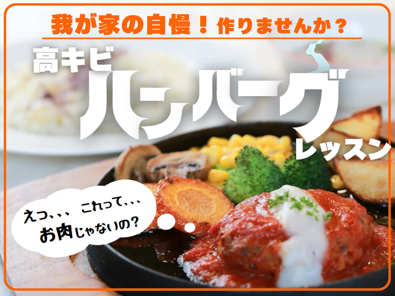 【宮崎】40年前から続く人気！元祖 高キビハンバーグ ～トマトソース煮込み～