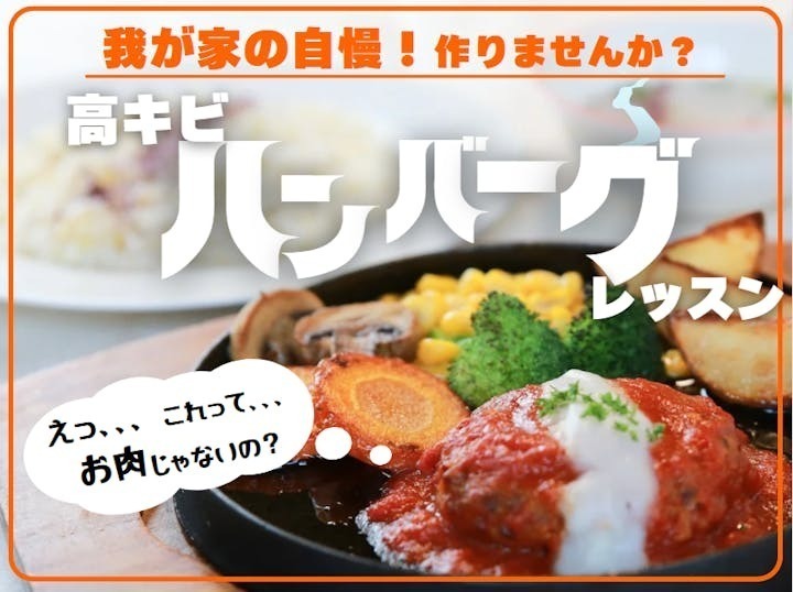 ふっくらジューシー「トマトソース煮込みハンバーグ」