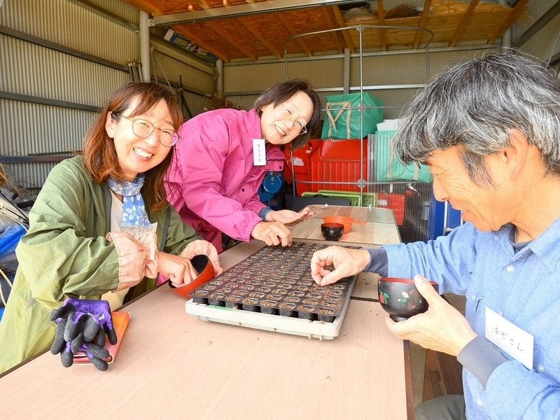 【長野飯山】《栽培１》雑穀の種まき　