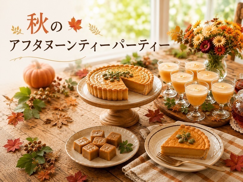 【神奈川県川崎市多摩区】砂糖ゼロスイーツを楽しむ♡秋のアフタヌーンティーパーティー　＜午後の部＞